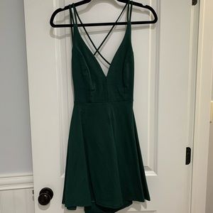 S Lulus short green dress